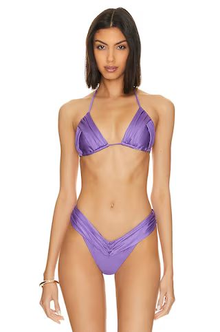 Bananhot Jasmin Triangle Top in Irise Purple from Revolve.com | Revolve Clothing (Global)