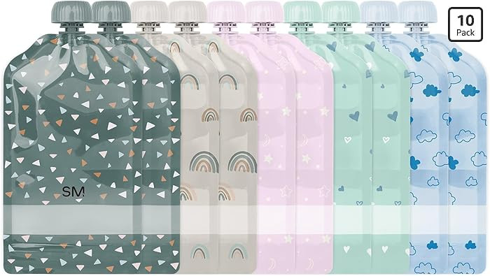 Simple Modern Reusable Baby Food Pouches for Toddlers | BPA Free Plastic, Food Safe, Freezer Safe... | Amazon (US)