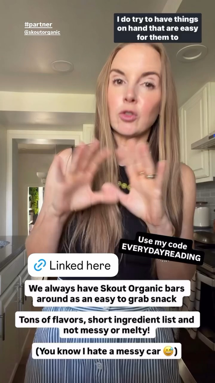 @skoutorganic  #partner
We always have Skout bars around for an easy grab and go snack (and I love that they aren’t messy!)

#LTKKids #LTKTravel