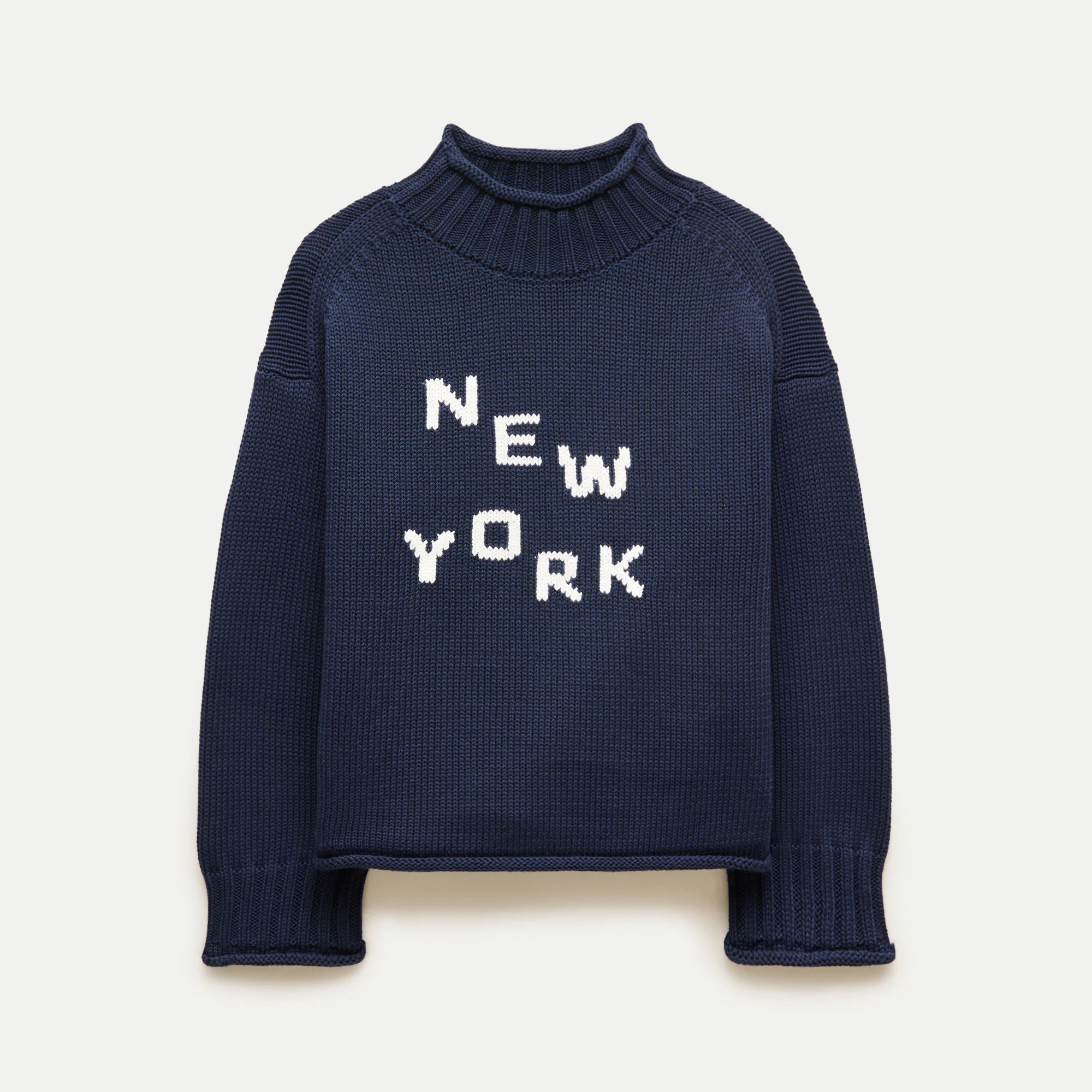 2025 Rollneck™ sweater with New York instarsia | J. Crew US