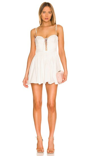 Sierra Mini Dress in White | Revolve Clothing (Global)