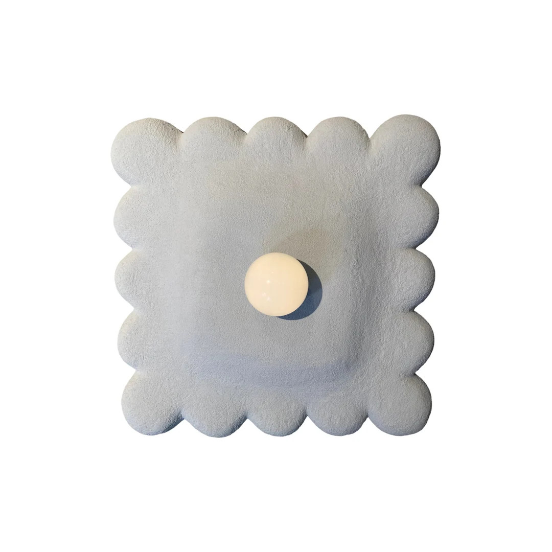 LE RAVIOLI Made to Order Handmade Plaster Light Sculpture Wall Sconce With Rechargeable Magnetic ... | Etsy (US)