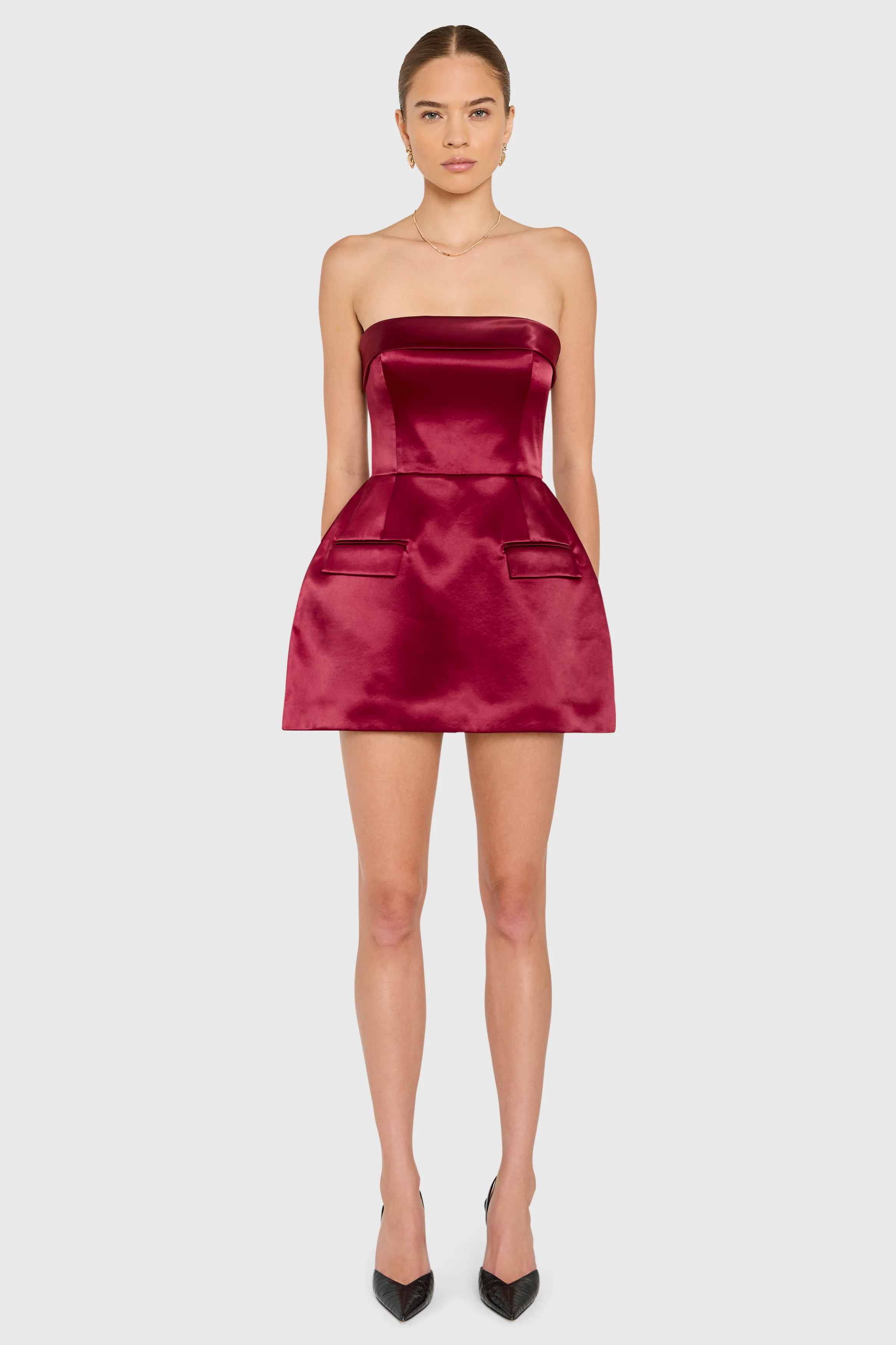 Lucienne Skort Romper | Amanda Uprichard