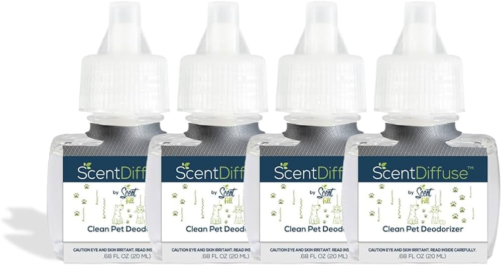 Scent Fill Clean Pet Plug in Air Freshener, 4 Scented Oil Refills | Amazon (US)
