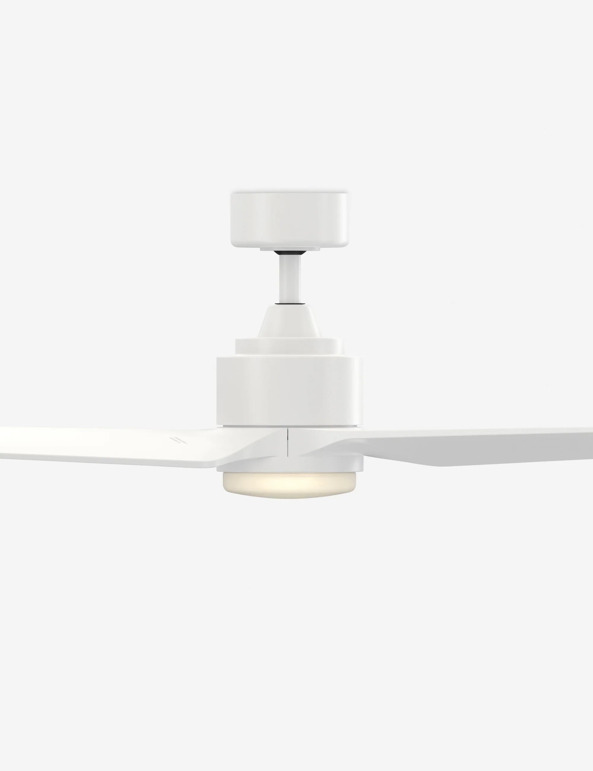 Aurore Ceiling Fan + Light, Matte Black 64 | Lulu and Georgia 