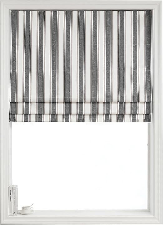 Everyday Celebration Roman Shades for Windows, 100% Blackout Shades, Cordless Pull Down Window Sh... | Amazon (US)