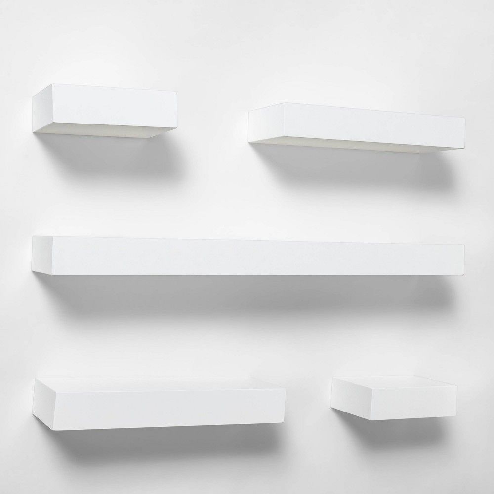 5pc Modern Wall Shelf Set White - Project 62 | Target