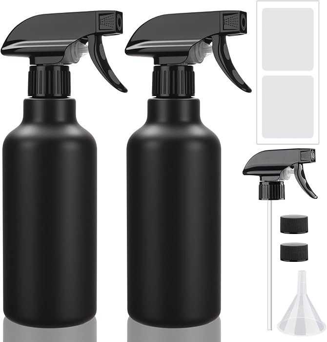 Spray Bottles 16.9oz/500ml Plastic Empty Spray Bottle for Hair Mist/Stream Spraying Heavy Duty Wa... | Amazon (US)