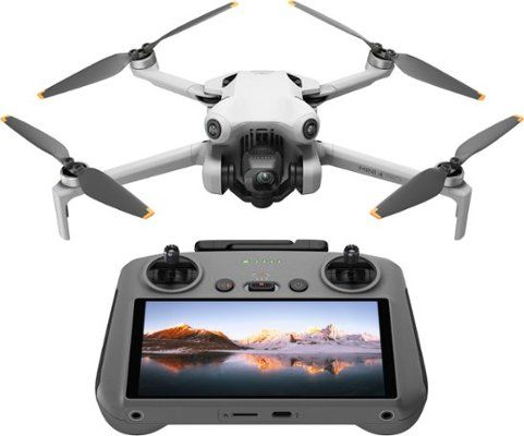 DJI - Mini 4 Pro Drone and RC 2 Remote Control with Built-in Screen - Gray | Best Buy U.S.