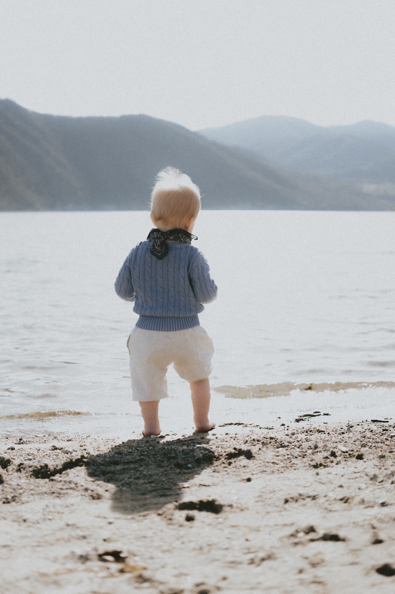 Springtime on the lake ☀️ 
Benji’s wearing @SEZANE Gaston scarf 🧣 
Polo Ralph Lauren cable knit sweater @Macys 
@jcrew sweatpants 

#LTKBaby #LTKmomlife #LTKKids