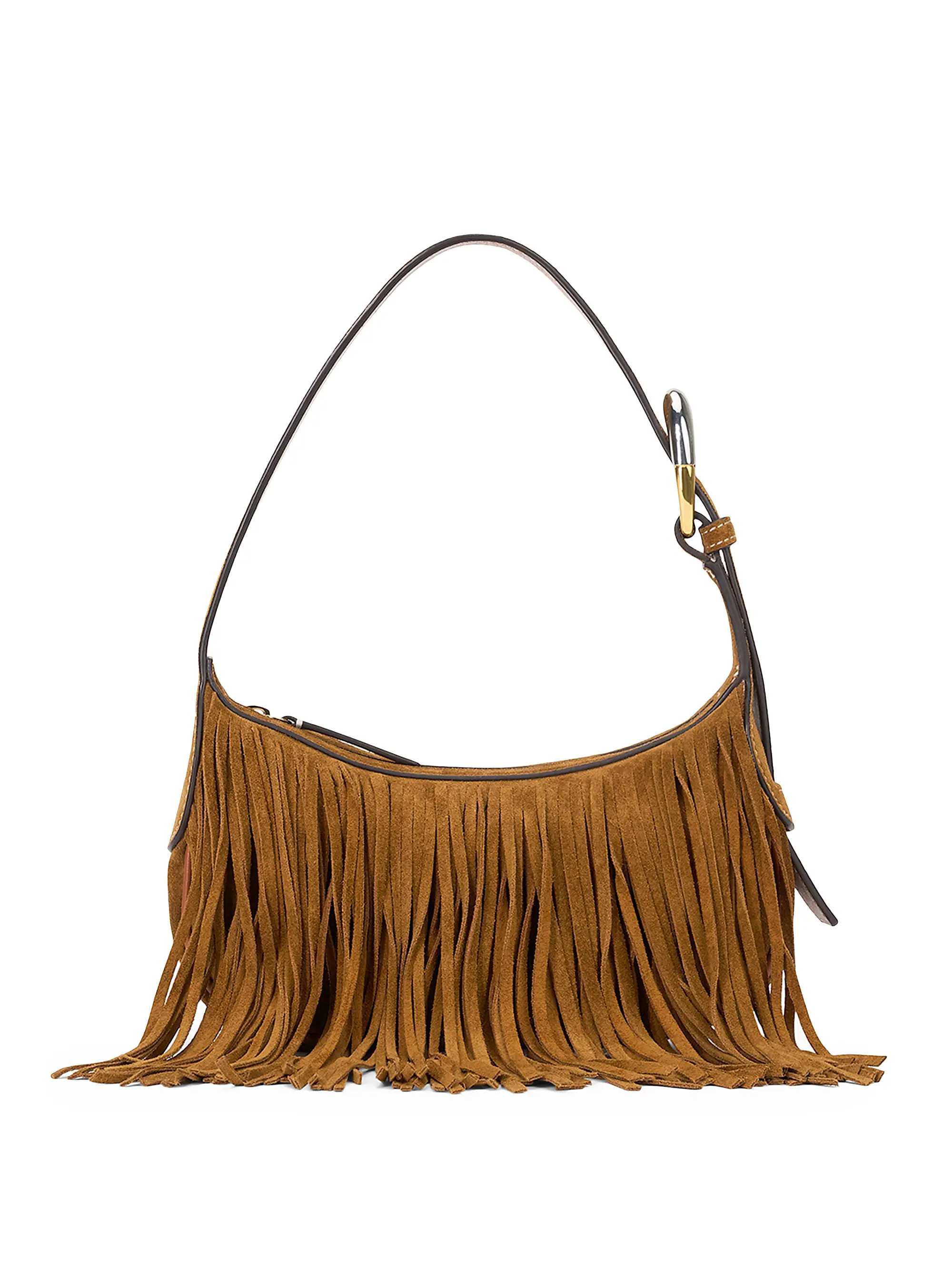 Owen Tassel Suede Shoulder Bag | Saks Fifth Avenue