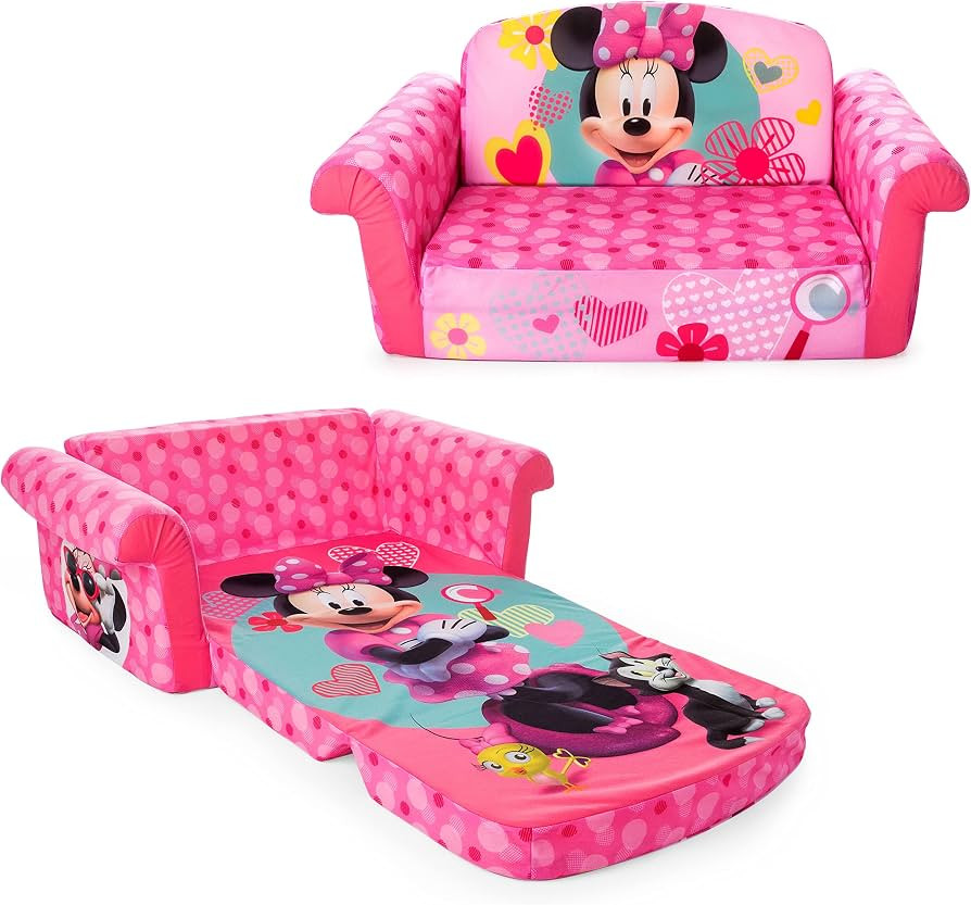 Marshmallow Furniture Kids 2 in 1 Flip Open Foam Compressed Lightweight Lounging Sofa and Extenda... | Amazon (US)
