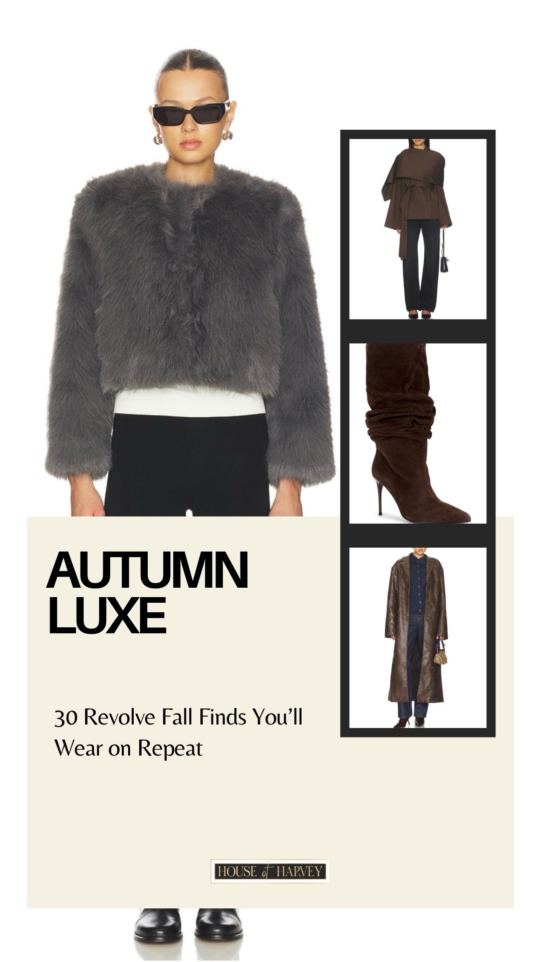 Autumn luxe—30 Revolve fall finds you’ll wear on repeat! I found some pieces that are perfect for a luxe look for this season. It is all about the textures and colors that make you look extra sophisticated. I have jackets, sweaters, dresses, pants, tops and other accessories that embody this style vibe. All items linked ⬆️

#ltkcreator #ltkfinds #ltkwatchnow #revolve #revolvefinds #fall #fallfinds #fallfashion #jacket #sweater 

#LTKootd #LTKHoliday #LTKStyleTip