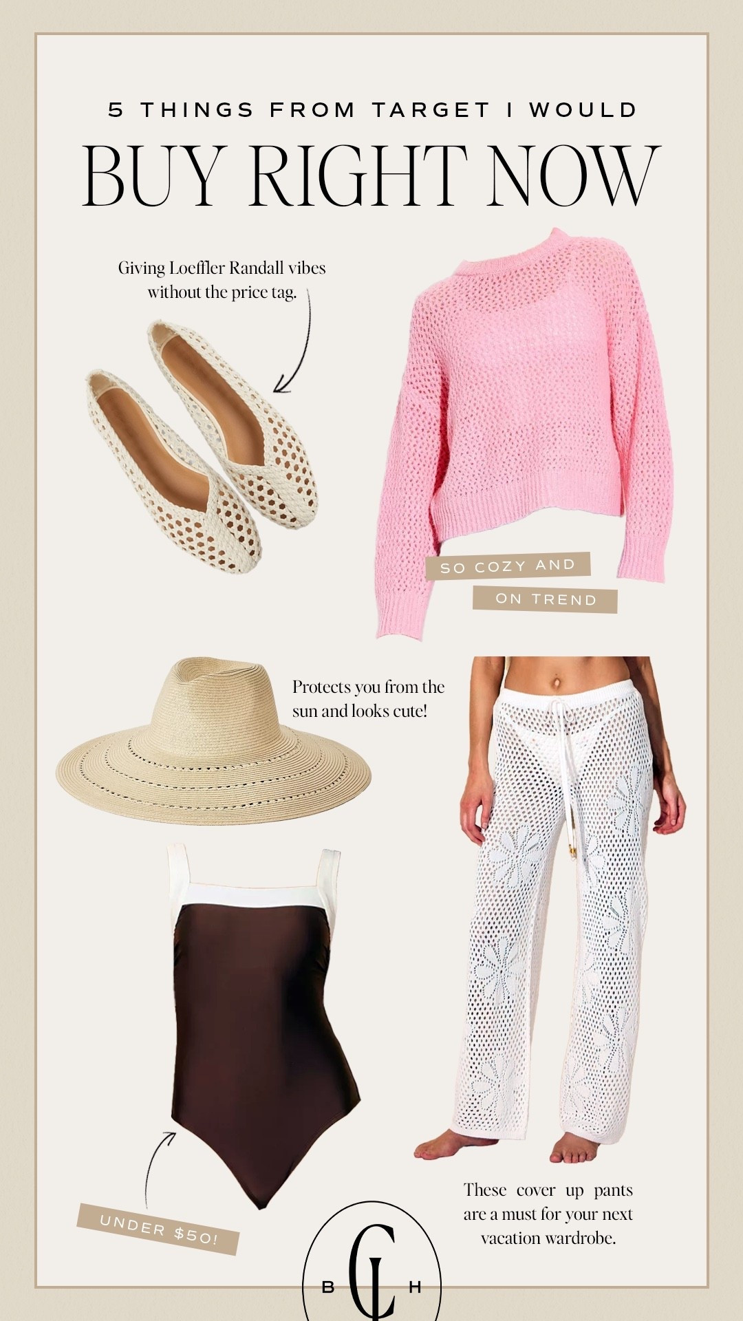 Only the good ones ✨
My favorite @Target finds — pieces I’d recommend to anyone.
5'7", size 2 bottoms, small in tops & swim. 

#LTKootd #LTKSeasonal