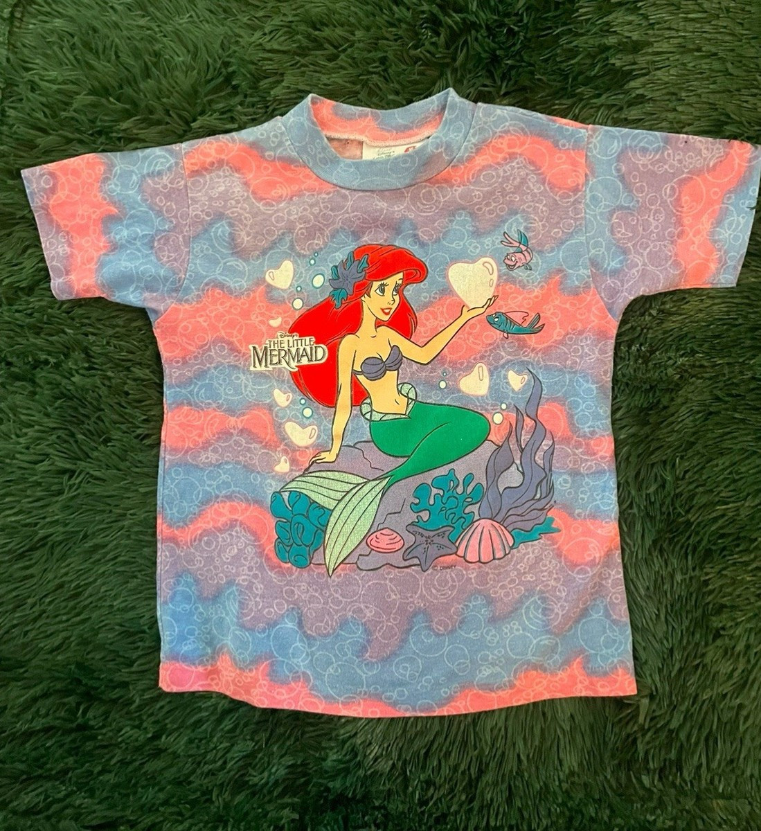 Vintage tie dye Little Mermaid short sleeve shirt.   | eBay | eBay US
