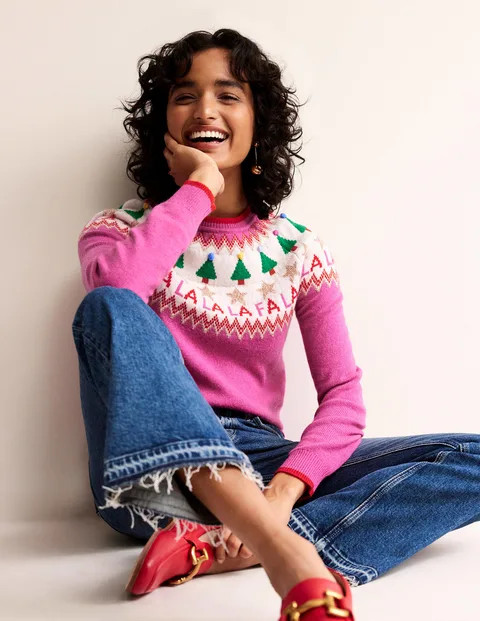 Edie Fair Isle Sweater | Boden (US)