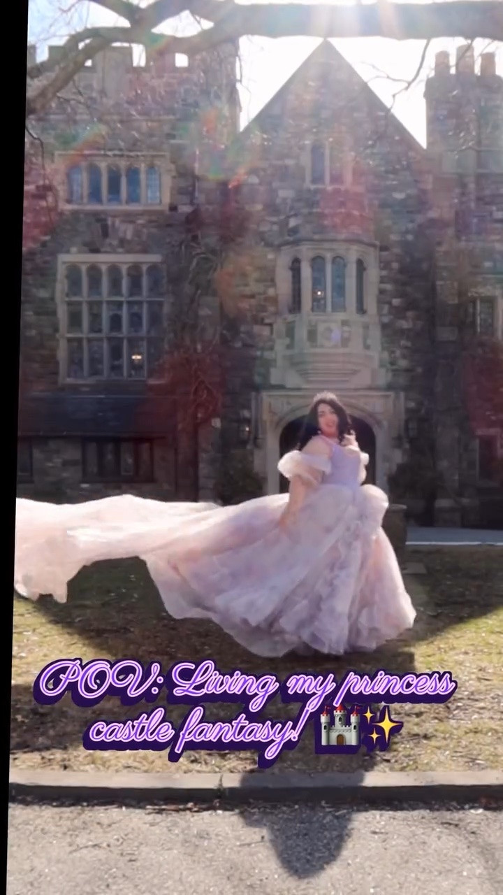 🏰✨Tag your princess, fairytale loving girlfriends! 👑 I found my real-life castle (@skylandsmanor) and visit it every so often when I want to feel like a princess!  Frolicking and twirling in a princess dress will always make me feel like my happiest self!  How lovely is this @selkie gown!  It’s one of my favorite dresses I own.  The train is stunning!  I’ve worn it before so I added a corset to change it up a little this time! 💜

✨💕Follow for more fairytale princess content among other things!  I’ll be posting a tour of the castle and the King suite soon as well as more princess outfits I wore there. 👗💜

#princess #princesscore #fantasyfashion #plussizeprincess #castlesofinstagram 

Princess dresses gowns  Skylands manor castle castles Selkie gown spring curvy princess style  castle tour fantasy fashion cottagecore fairytale vibes