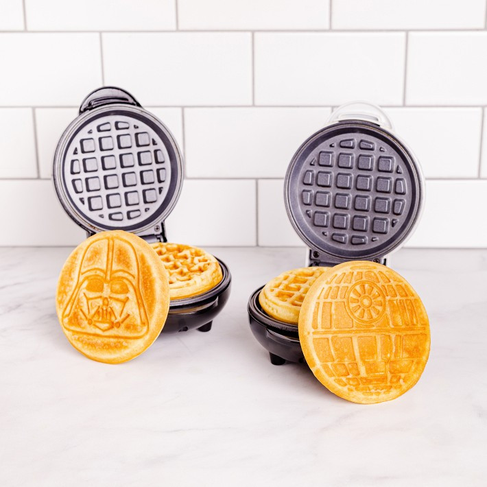 Star Wars™ Mini Waffle Maker Set: Death Star & Darth Vader | Williams-Sonoma
