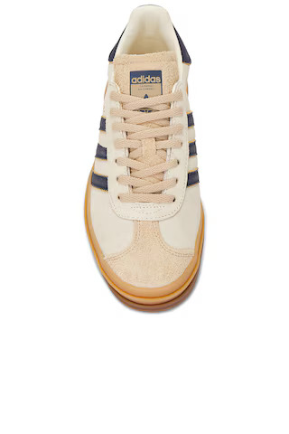 adidas Originals Gazelle Bold in White & Indigo from Revolve.com | Revolve Clothing (Global)