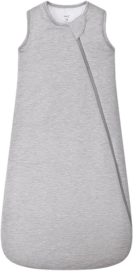 HAPIU Unisex Bamboo Baby Sleep Sack TOG 1.0, 2-Way Zipper YKK, Wearable Blanket Baby, 0-6 Months,... | Amazon (US)