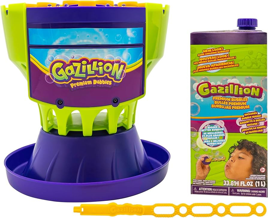 Gazillion Ultimate Bubble Craze Machine - Color Changing LED Lights - Easy-to-Use Bubble Maker - ... | Amazon (US)