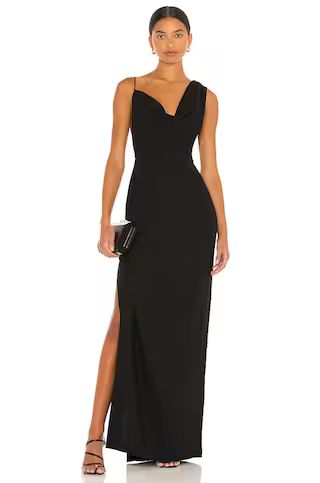 Amanda Uprichard X REVOLVE Arial Gown in Black from Revolve.com | Revolve Clothing (Global)