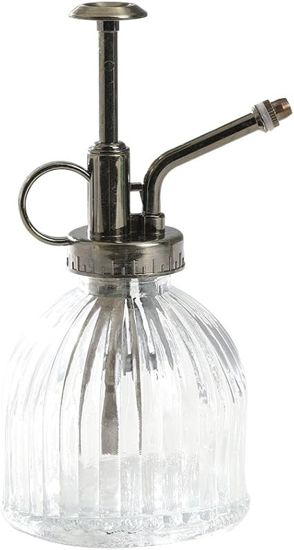 Nattol Vintage Style Clear Glass Bottle Sprayer,Decorative Ribbed Plant Mister with Top Pump(Clea... | Amazon (US)