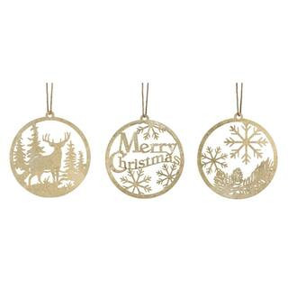 24ct. 17.5" Gold Iron Christmas Ornaments By Melrose | Michaels® | Michaels Stores
