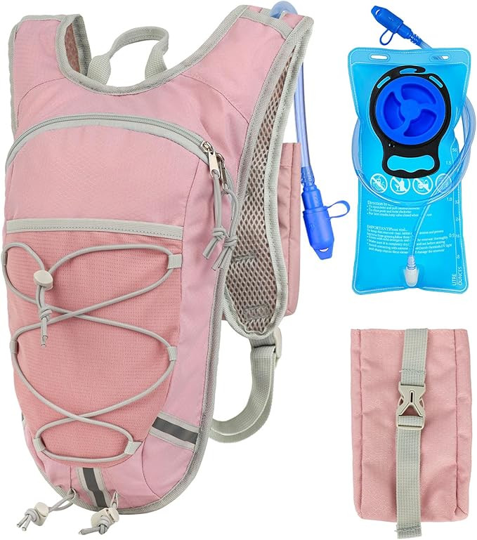 Lightweight Hydration Backpack 2L Water Bladder Pack for Running, Cycling, Hiking – Anti-Theft ... | Amazon (US)