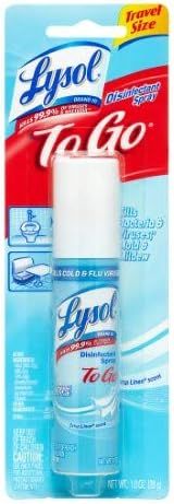Lysol Disinfectant Spray to Go, Crisp Linen Scent, 1 Oz. | Amazon (US)