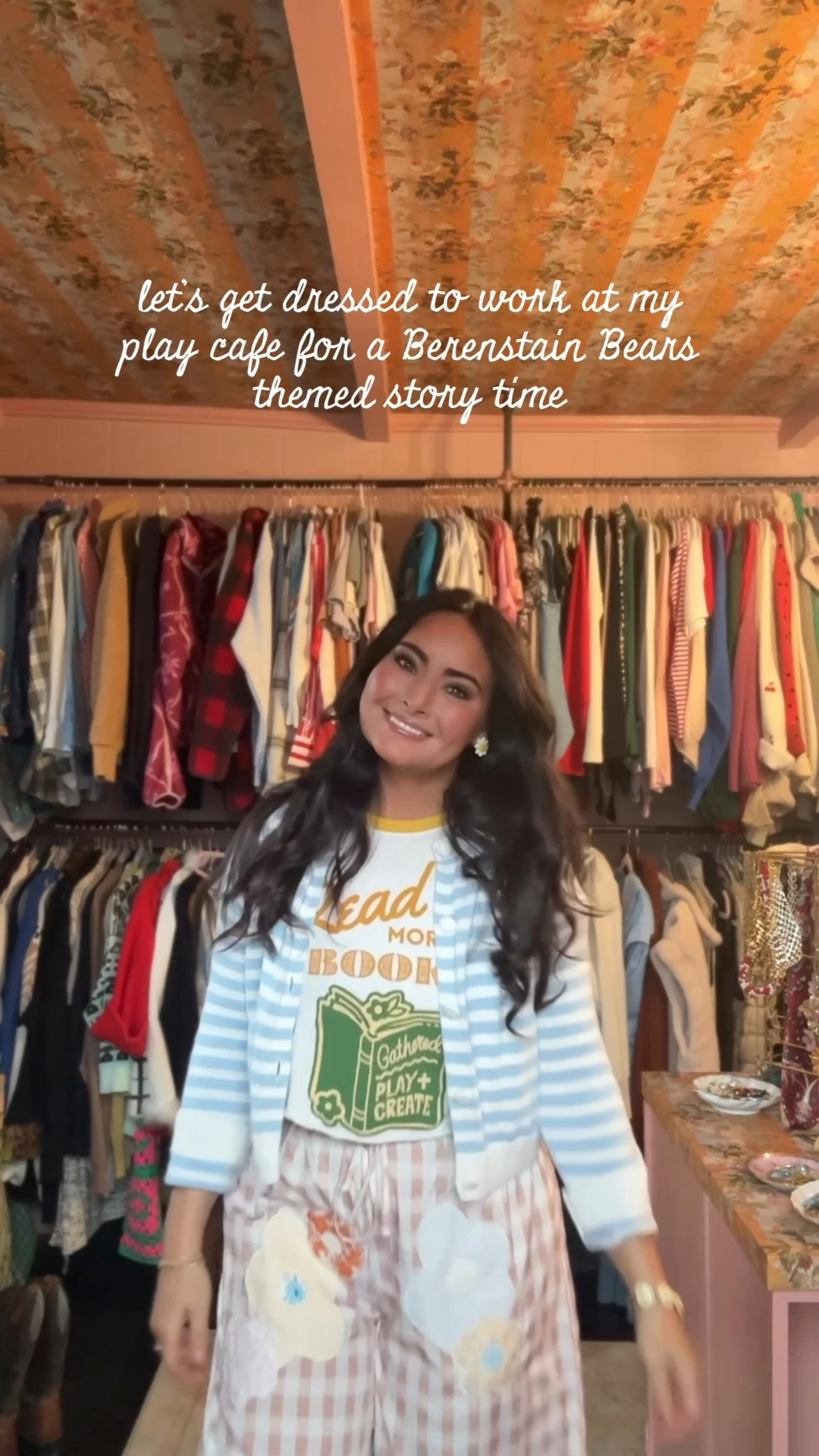 Come get ready with me for a Berenstain Bears storytime at my vintage play cafe! Dopamine dressing at its finest! ❤️🐻🧺

#LTKdayinmylife #LTKgrwm #LTKootd