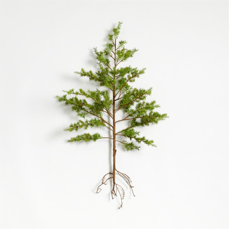 Faux Pine Sapling Stem 35" + Reviews | Crate & Barrel | Crate & Barrel