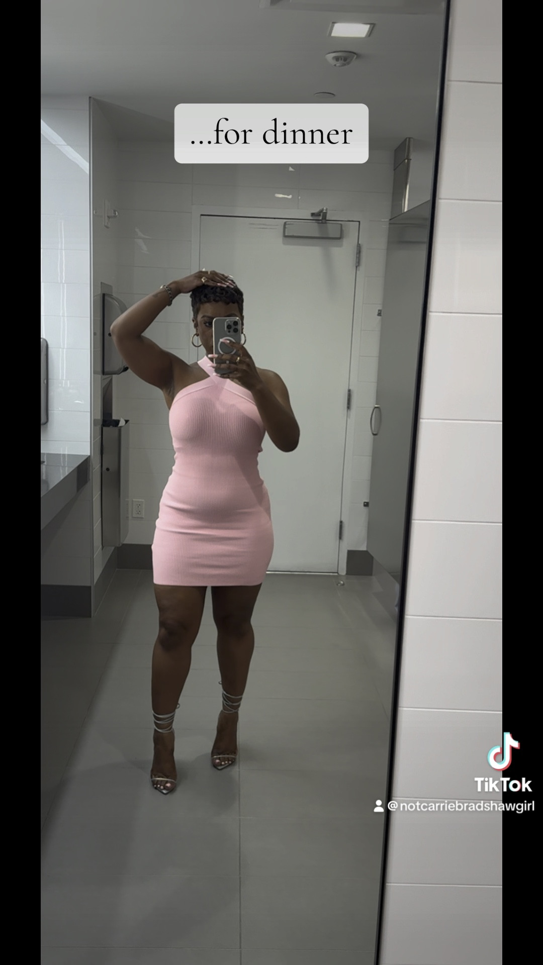 Dinner date with a friend after work so I wore my dress as a top with high waisted trousers during the day, and ditched the pants and changed shoes for the evening. Unfortunately, these pants were discontinued years ago, but I tagged similar ones  This dress also comes as an actual top!  

#LTKSaleAlert #LTKSummerSales #LTKStyleTip