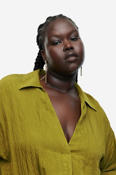 Blouse with Tie Detail | H&M (US + CA)