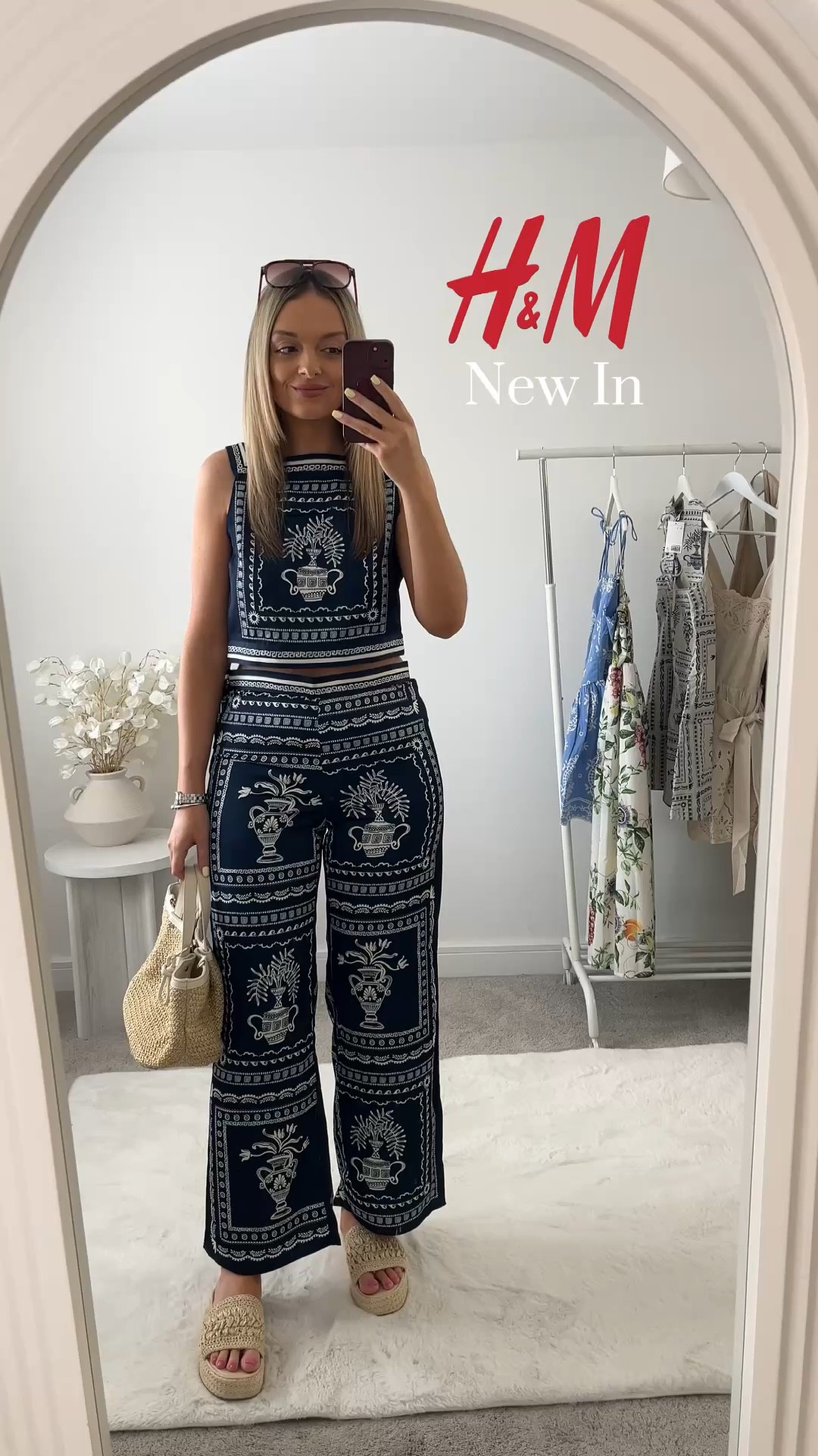 H&M New In Summer Haul 💙☀️✨
Wowww!!! How gorgeous is this blue printed co-ord from @hm this would be perfect to wear in the day or on the evening with sandals on holiday, and I loveee the blue and white printed dress it’s such a cute dress to take away with you on holiday and wear in the summer and the satin co-ord is unreal 🫶✨  

Holiday co-ord satin co-ord holiday dress summer dress summer fashion 

#LTKeurope #LTKsummer #LTKuk