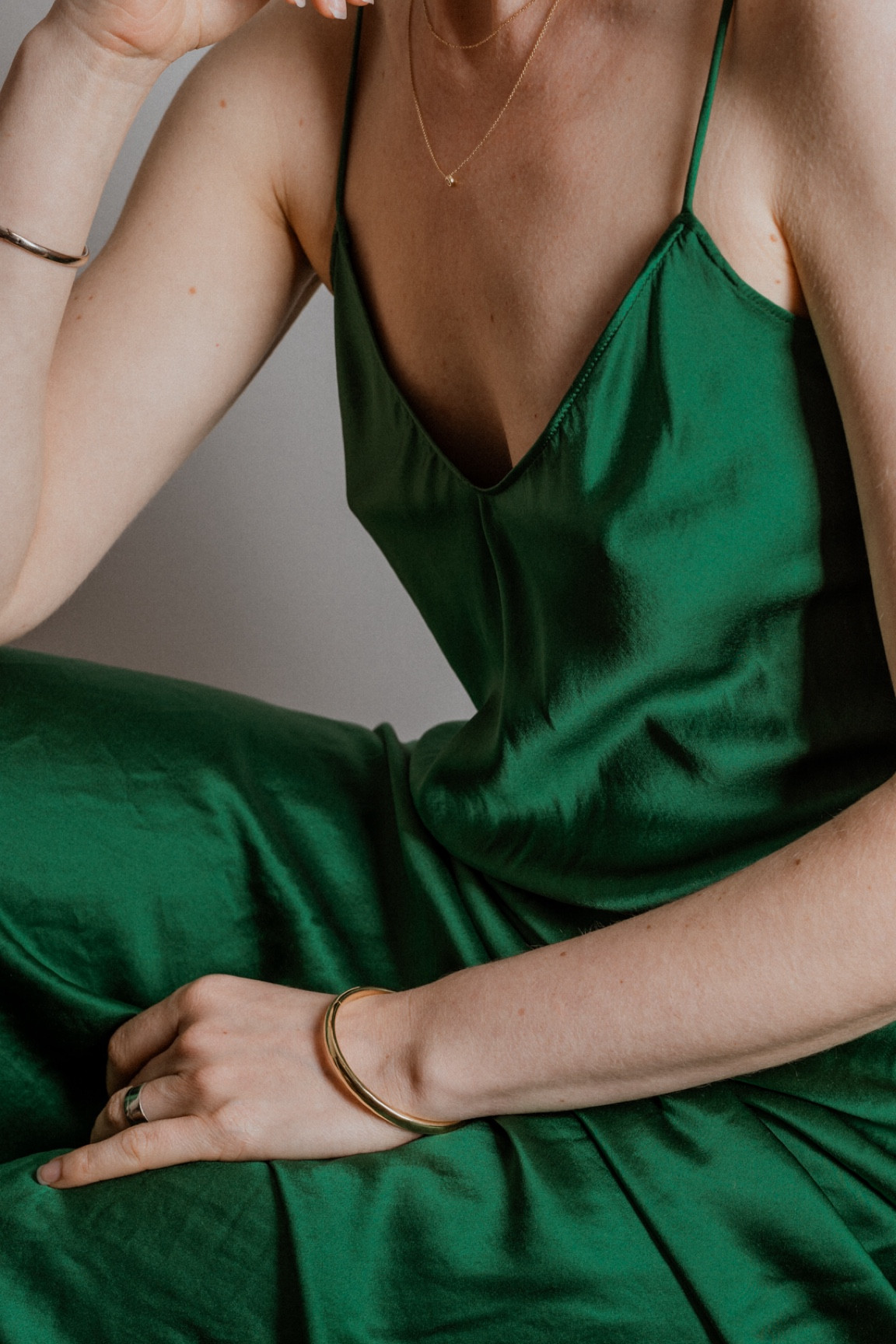 NYE party dress of my choice tonight and always: silk slip dress. Easy to accessories with a chunky knit sweater or a blazer, wear it with heels or loafers. Add your favorite jewelry pieces (mine are from Mejuri). Enjoy the celebrations! Happy New Year! 

#LTKparties #LTKGiftGuide #LTKHoliday