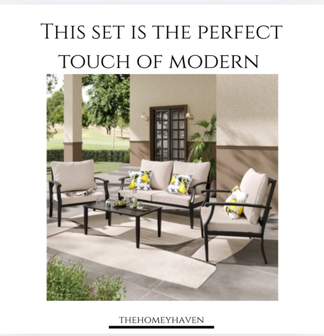 This outdoor furniture set is so chic and the perfect touch of modern but classic! Love the black and white! Great price!! UNDER $400!


Black and white decor, outdoor set, patio furniture set, outdoor decor, summer decor, poolside, Walmart finds, Walmart home, home decor, deck furniture, front porch, family, poolside, summer outfits, date night, backyard

#LTKdayinmylife #LTKSeasonal #LTKHome