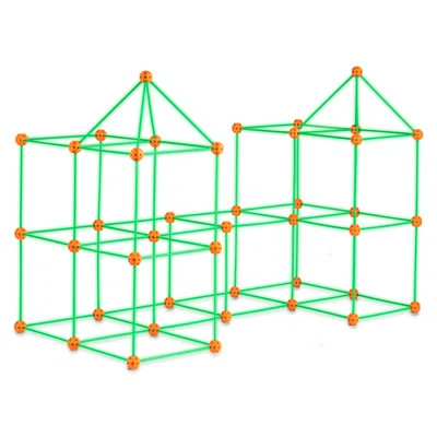 VEVOR Tent Fort Building Kit for Kid Glow In The Dark STEM Construction Toy 140PCS | Wayfair North America