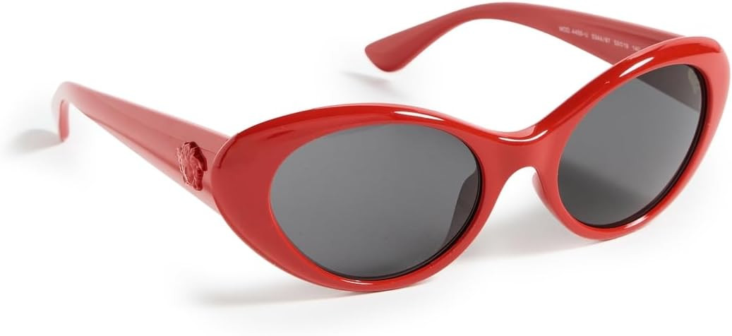 Versace Women's Round Cat Eye Sunglasses | Amazon (US)