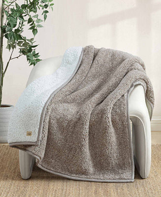 Classic UGGfluff Throw, 50" x 70" | Macy's