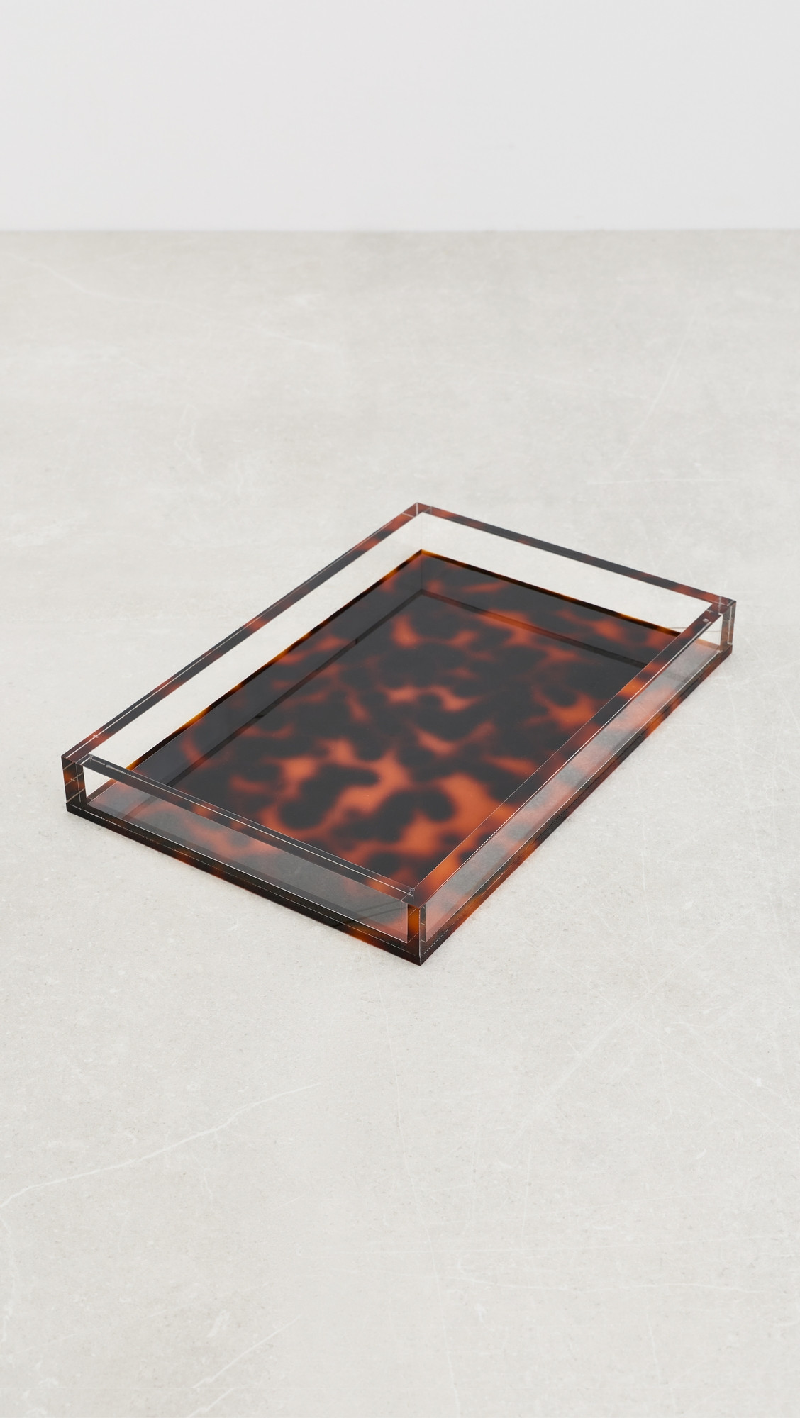 Tizo Design Lucite Tortoise Tray 12x8 Tortoise One Size | Shopbop