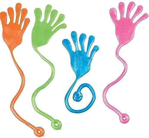 Tuko 20PCS Sticky Hands, Sticky Finger, Kids' Party Favor Sets， Fun Toys, Wacky Fun Stretchy St... | Amazon (US)