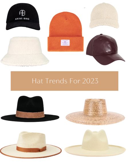 Hats for 2023 from bucket hats beanies straw hats and baseball hats 

#LTKunder100 #LTKunder50 #LTKSeasonal