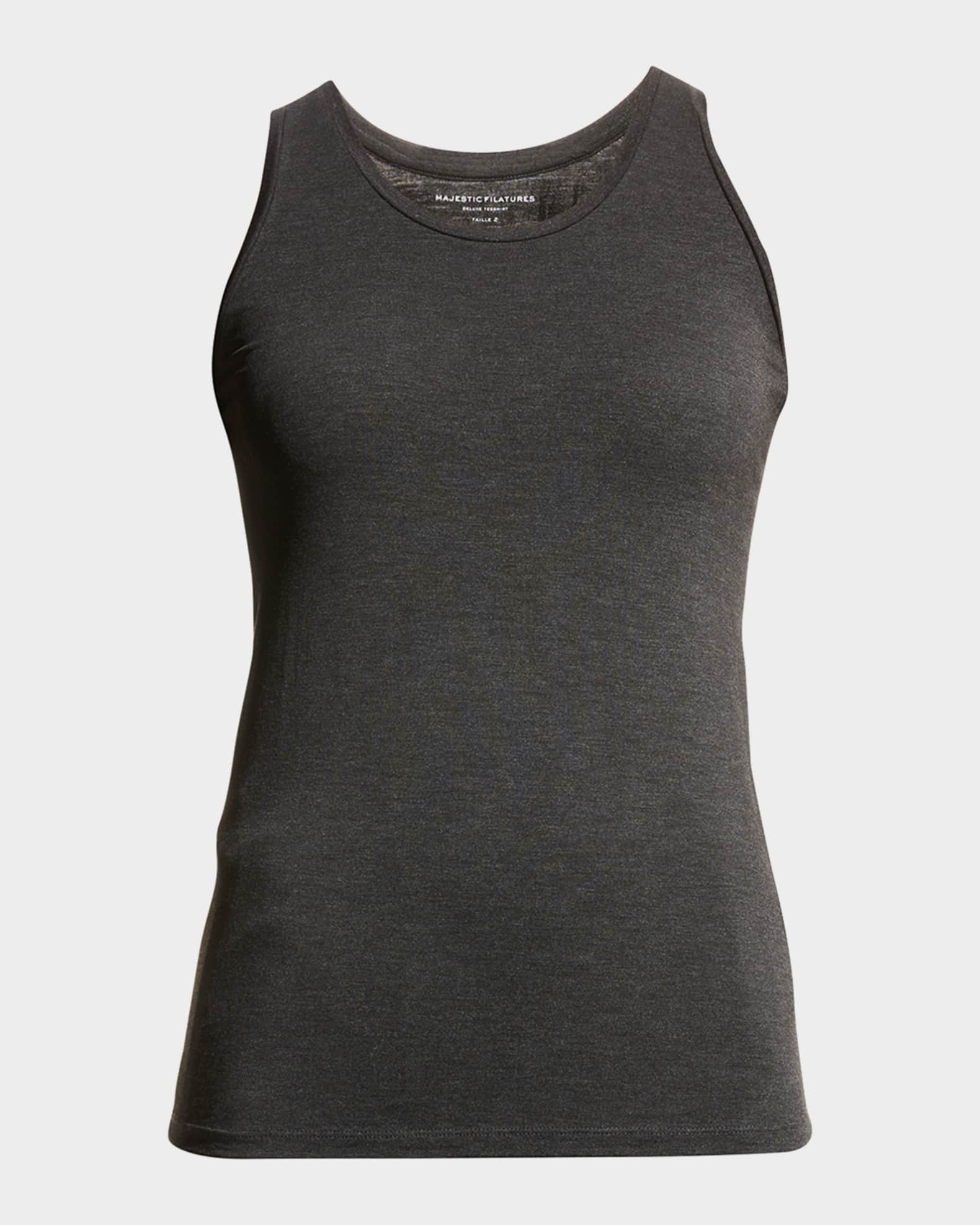 Soft Touch Scoop-Neck Tank | Neiman Marcus
