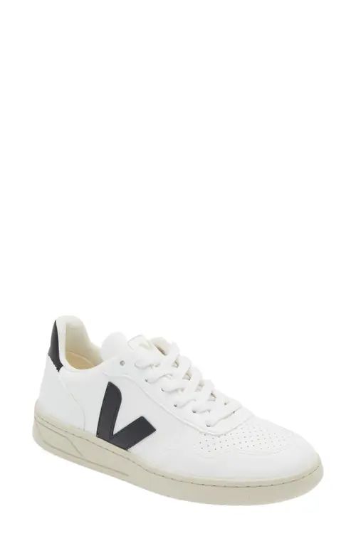 Veja V-10 CWL Sneaker in White Black at Nordstrom, Size 42 | Nordstrom