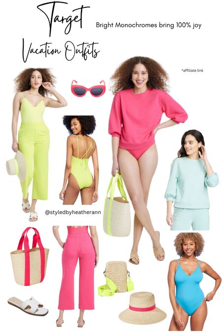 Target vacation outfits - Bright Monochromes that you can mix and match

#LTKSpringSale #LTKstyletip #LTKSeasonal