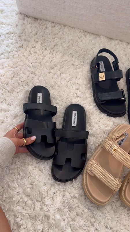Obsessed with these new Steve Madden spring / summer sandals! Perfect timing for our trip 👏🏽✨👡 

#LTKshoecrush #LTKfindsunder100