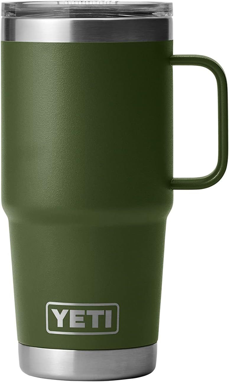 YETI Rambler 20 oz Travel Mug, Stainless Steel, Vacuum Insulated with Stronghold Lid, Highlands O... | Amazon (US)