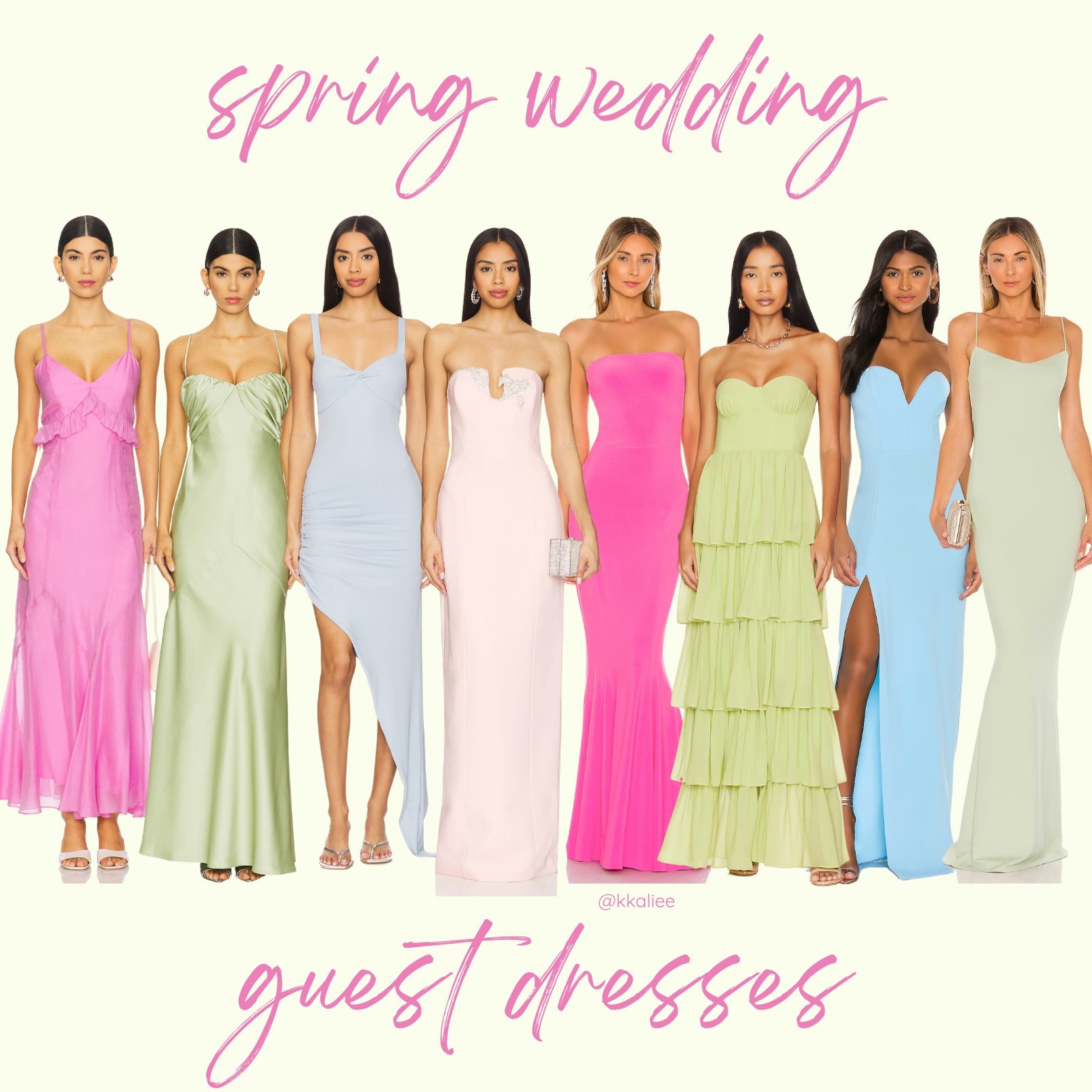 spring wedding guest dresses! 🩷💚💛🌸🌿🌷🌼 

#LTKSeasonal #LTKWedding #LTKStyleTip