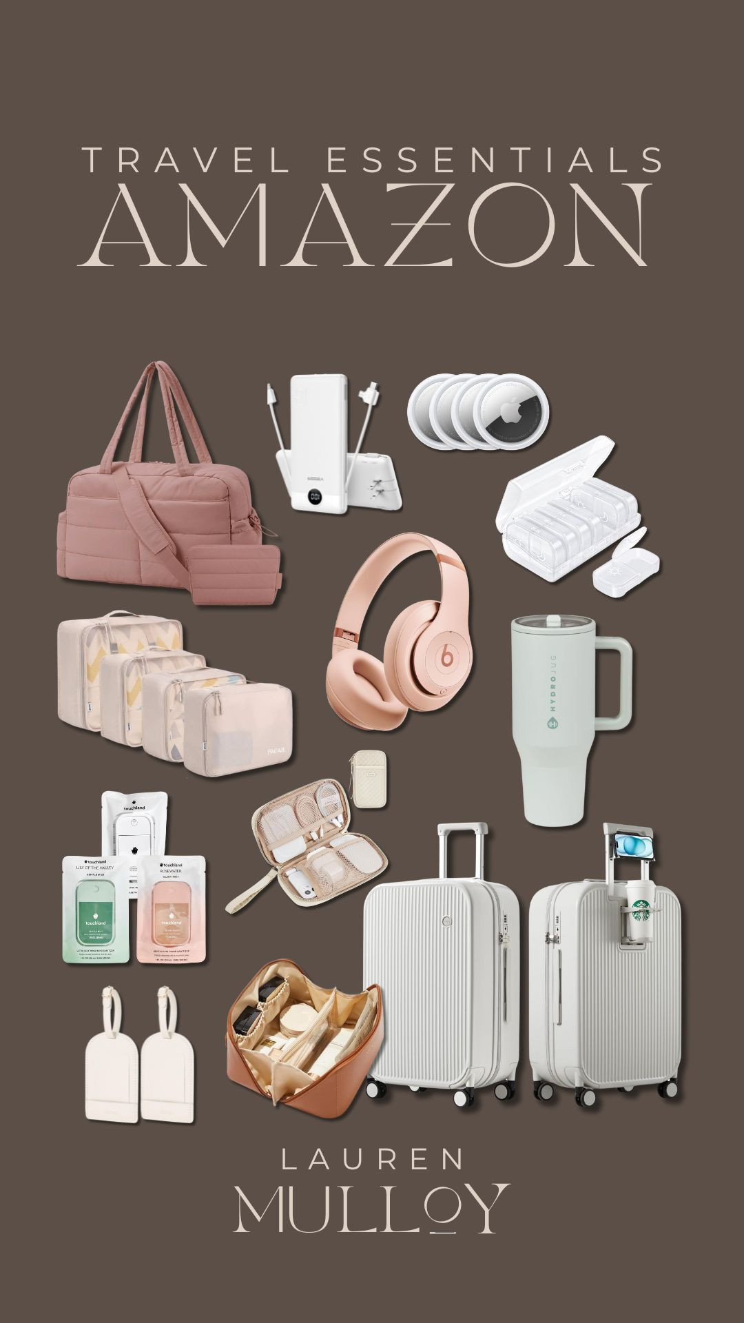 Travel Essentials from Amazon!

amazon finds, vacation, suitcase, packing cubes, travel finds, Military Wife, Military Mom, Active Mom, Virginia Beach, Lauren Mulloy 

 #LTKSeasonal #LTKSaleAlert #LTKTravel